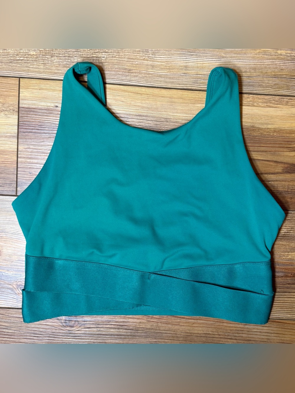 JoyLab Emerald High-Neck One-Piece Swim Top